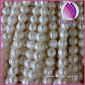 Wholesale price natural fresh water round pearl 10-11mm with screw white loose pearl for jewelry necklace